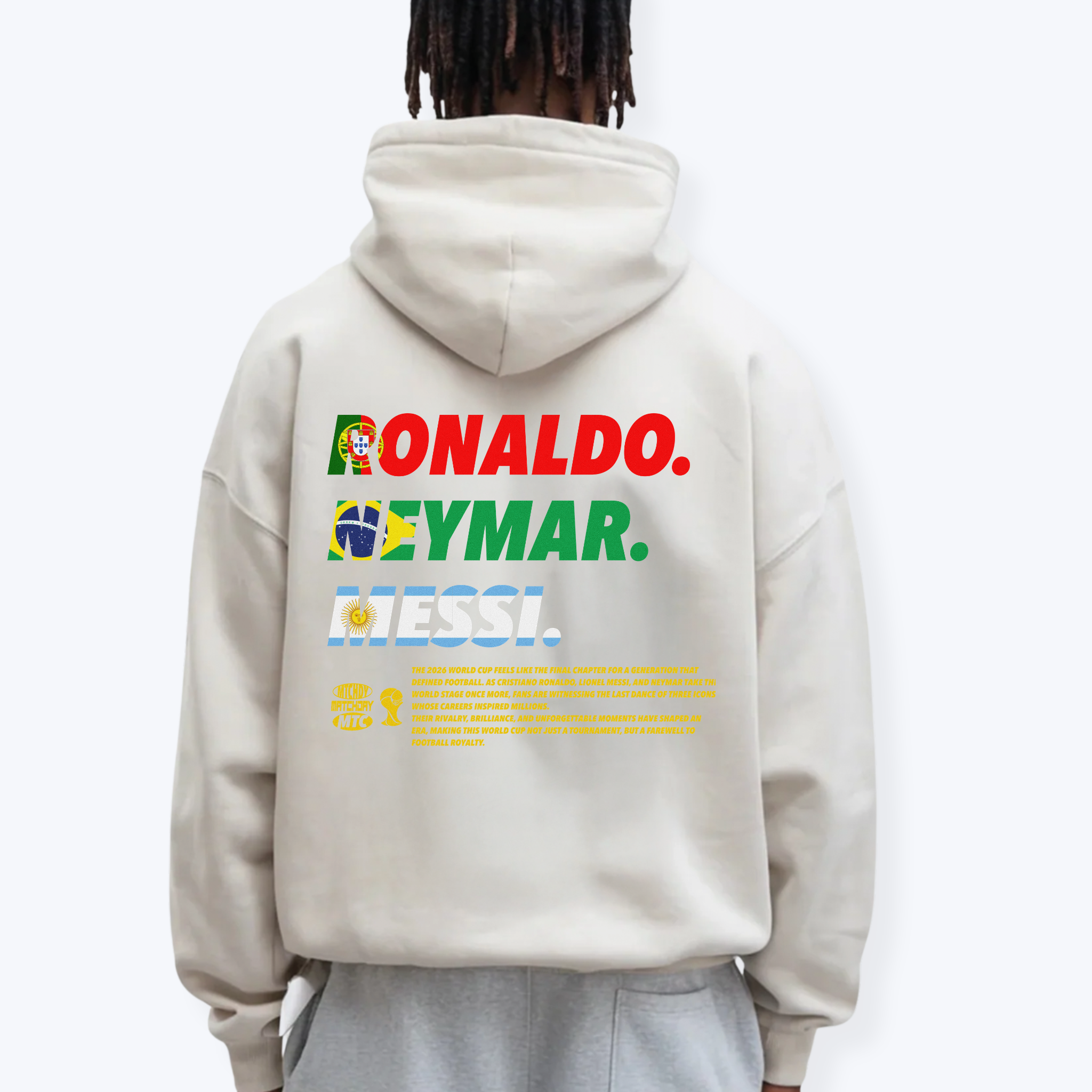 RONALDO. NEYMAR. MESSI HOODIE