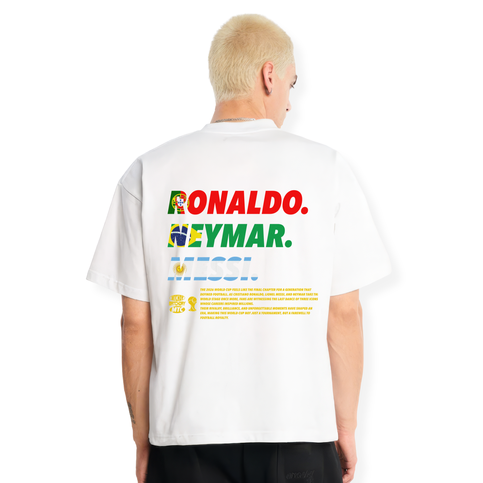 RONALDO. NEYMAR. MESSI SHIRT