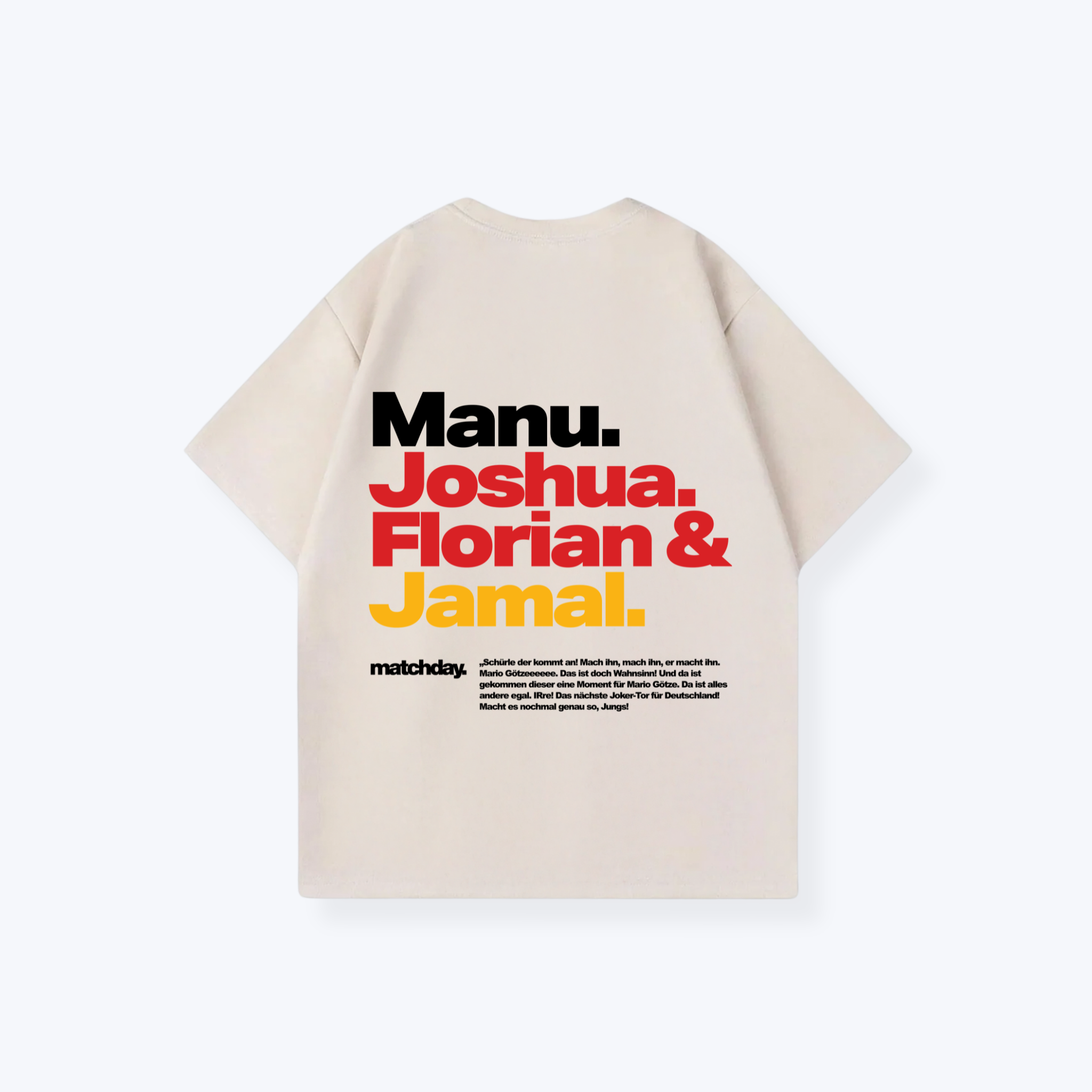 MANU, JOSHUA, FLORIAN & JAMALS SHIRT