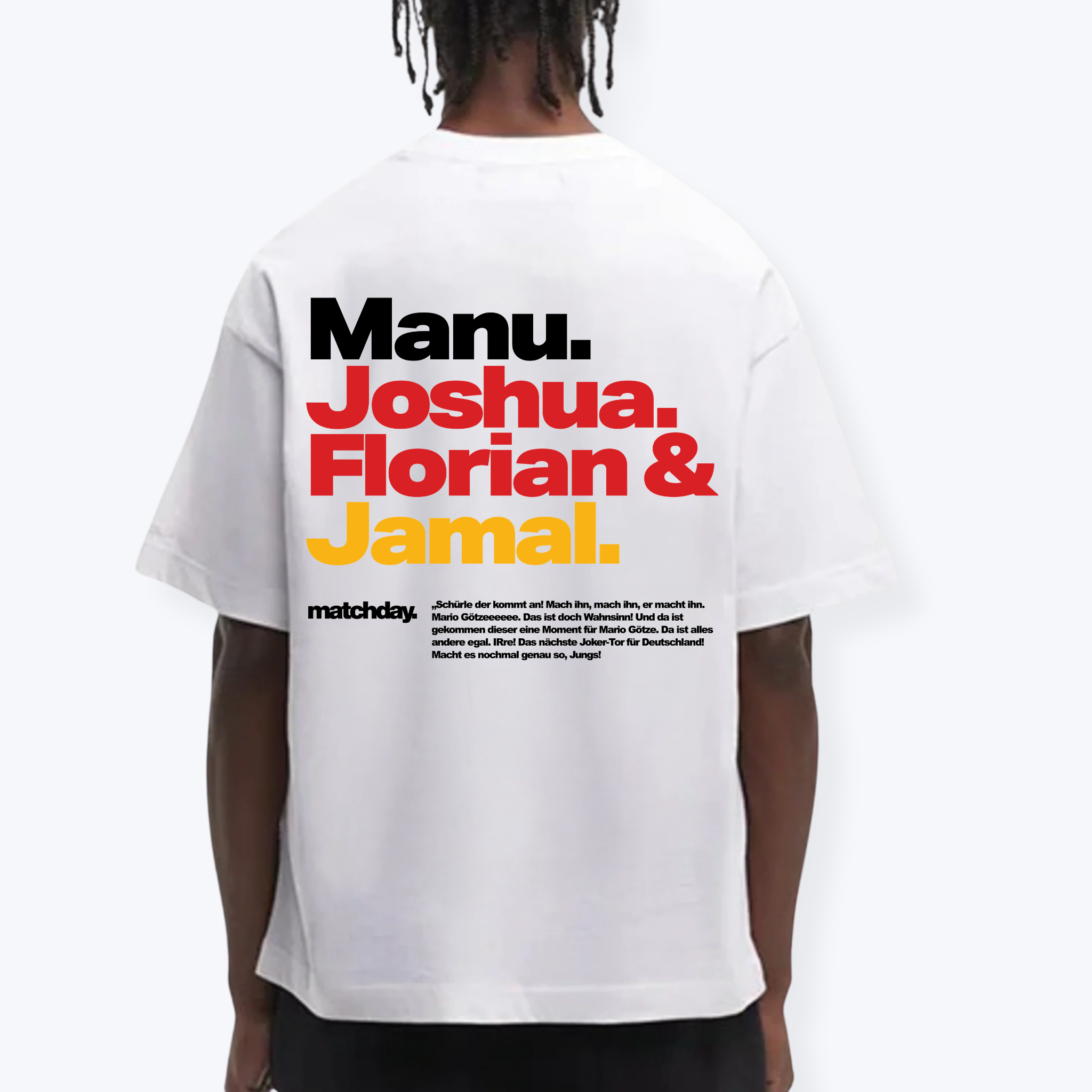 MANU, JOSHUA, FLORIAN & JAMALS SHIRT