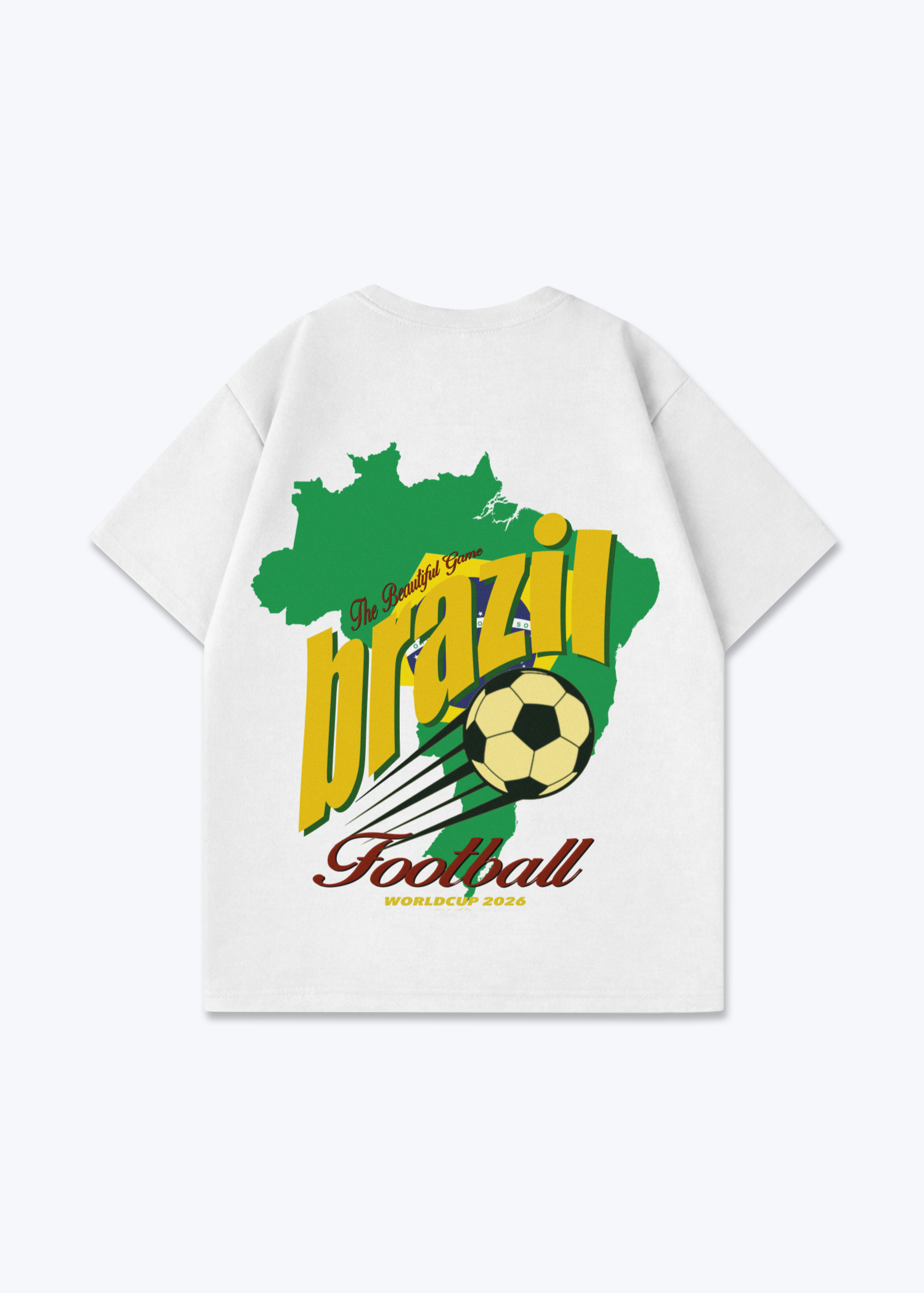BRAZIL SHIRT - White Back (Designed)